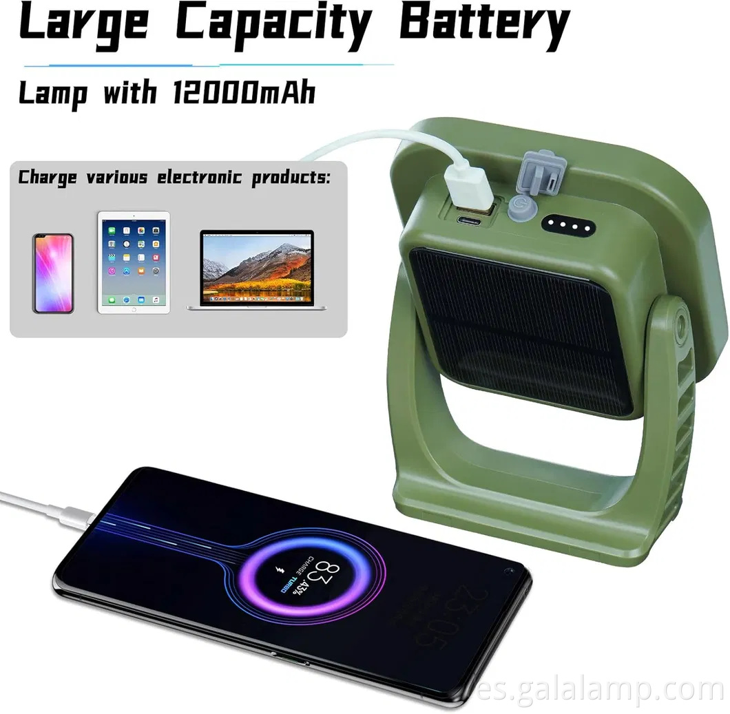 Ultimate Magnetic Recargable Camping Lantern con Power Bank